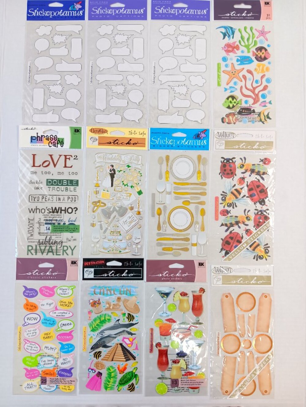 Stickopotamus Sticker Binder With 51 Sticker Sheets Total (34 are new or full) - Picture 13 of 16
